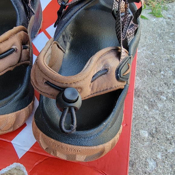 Nike Oneonta Black Brown Sport Trail Sandals Womens 5 - Picture 10 of 12